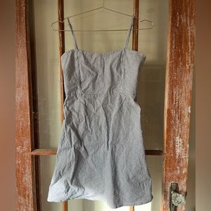 Brandy Melville Blue & White Pinstripe Dress